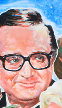 Tom Mallon: Steve Allen "The Big Show" Cover Art for the Philadelphia Inquirer's TV Magazine, Acrylic on Illustration Board, Steve Allen