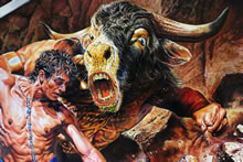 Deadend [Theseus Engages the Minotaur] by T.Mallon - The Match